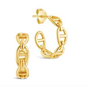 DIOR LOOKALIKE GOLD HOOPS